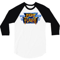 Night Flight 3/4 Sleeve Shirt | Artistshot