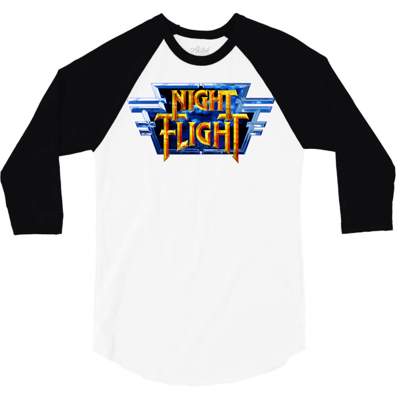 Night Flight 3/4 Sleeve Shirt by lyailankafud | Artistshot