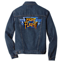 Night Flight Men Denim Jacket | Artistshot