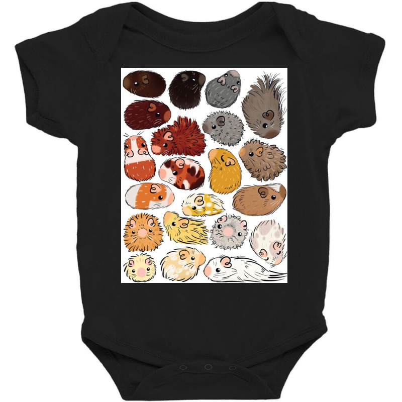 Guinea Pig Gradient Baby Bodysuit | Artistshot