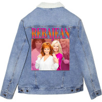 Rebajean 90s Inspired Vintage Homage Unisex Sherpa-lined Denim Jacket | Artistshot