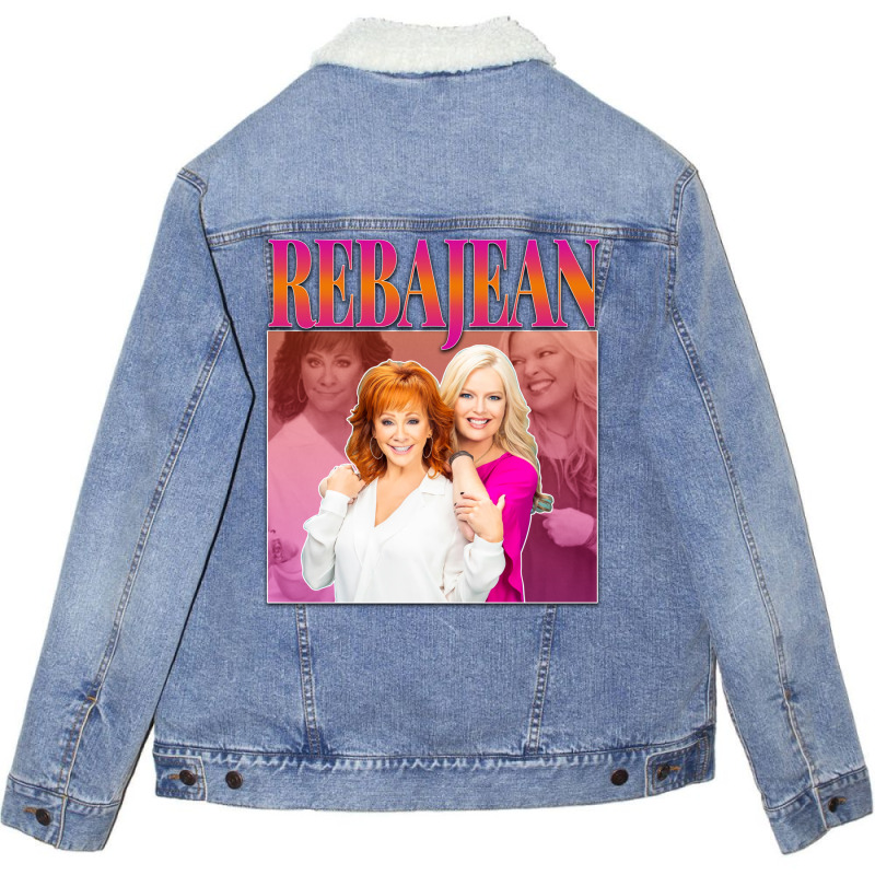 Rebajean 90s Inspired Vintage Homage Unisex Sherpa-Lined Denim Jacket by bekeevsreckok | Artistshot