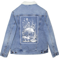 Reclamation Of The Psychedelic Unisex Sherpa-lined Denim Jacket | Artistshot