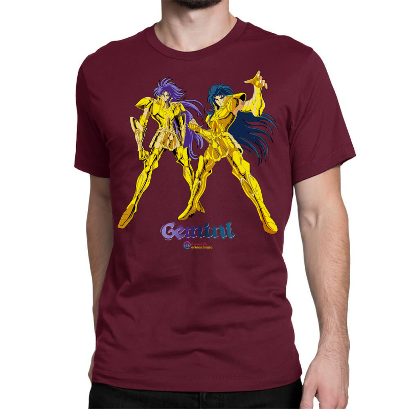 Knights Of The Zodiac   Saga And Kanon Of Gemini Classic T-shirt by qaherilyraso | Artistshot