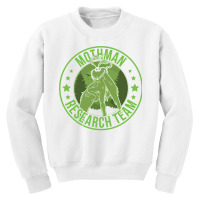 Mothman Hide & Seek Research Team Champion Cryptid Youth Sweatshirt | Artistshot