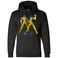 Knights Of The Zodiac   Saga And Kanon Of Gemini Champion Hoodie | Artistshot