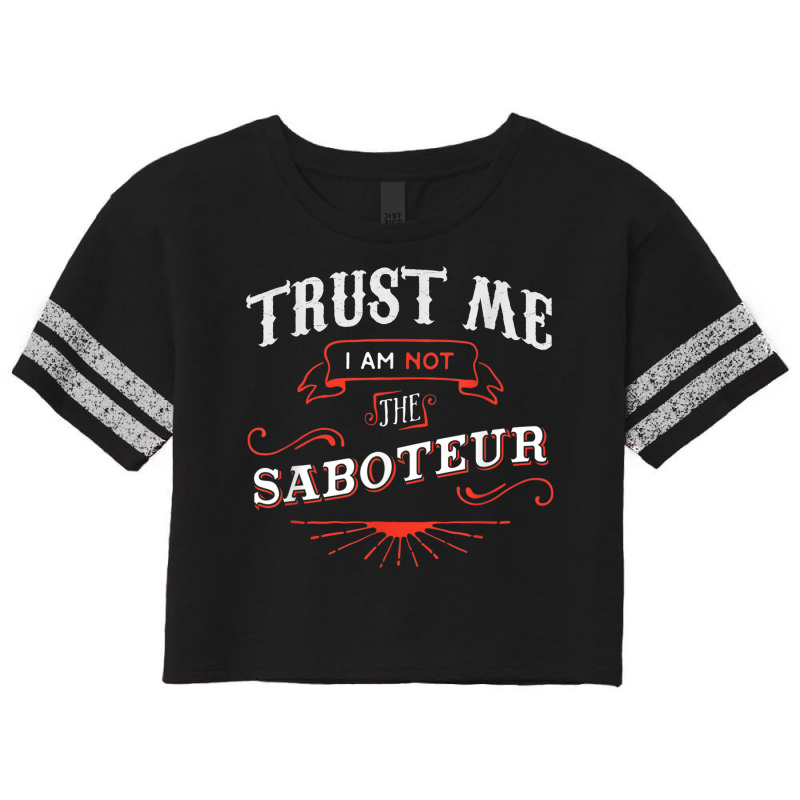 Board Game Funny T Shirt Trust Me I Am Not The Sab Scorecard Crop Tee by mheny | Artistshot