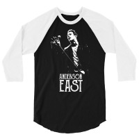 Anderson   White Stencil 2 East 3/4 Sleeve Shirt | Artistshot