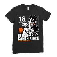 Kamen Rider Ex Aid Heisei Rider Anniversary Long S Ladies Fitted T-shirt | Artistshot