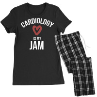 Cardiology Is My Jam Cardiology Cardiologist Heart Women's Pajamas Set | Artistshot