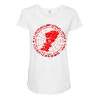 Us Northcom Science Research Station Maternity Scoop Neck T-shirt | Artistshot