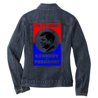 Jfk Kennedy For President Ladies Denim Jacket | Artistshot