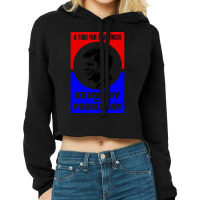 Jfk Kennedy For President Cropped Hoodie | Artistshot