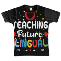 Teaching Future Bilinguals   Spanish Teachers Back Graphic Youth T-shirt | Artistshot