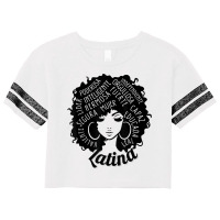 Reina Empowered Latina Poder Latina Pride Hispanic Scorecard Crop Tee | Artistshot