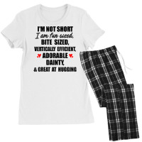 I'm Not Short I Am Fun Sized Bite Sized Vertically Women's Pajamas Set | Artistshot