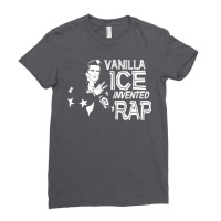 Vanilla Ice Invented Rap Ladies Fitted T-shirt | Artistshot