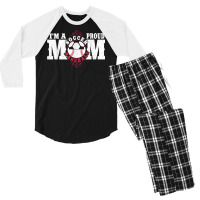 I'm A Proud Soccer Baseball Mom   Combined Sports Men's 3/4 Sleeve Pajama Set | Artistshot