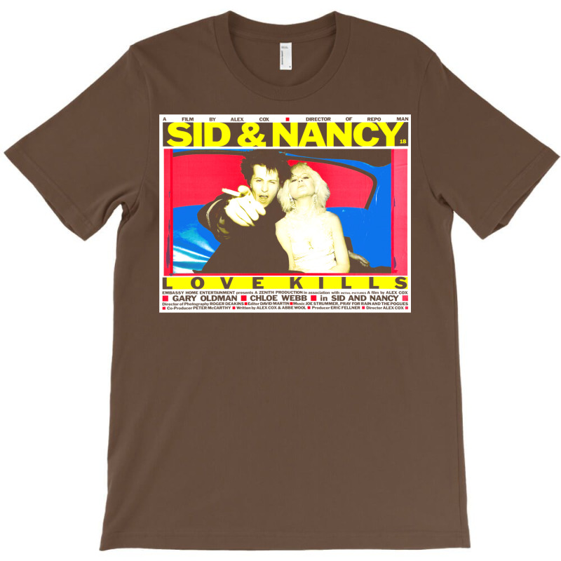 Sid And Nancy Love Kills T-Shirt by tazawiwaimand | Artistshot