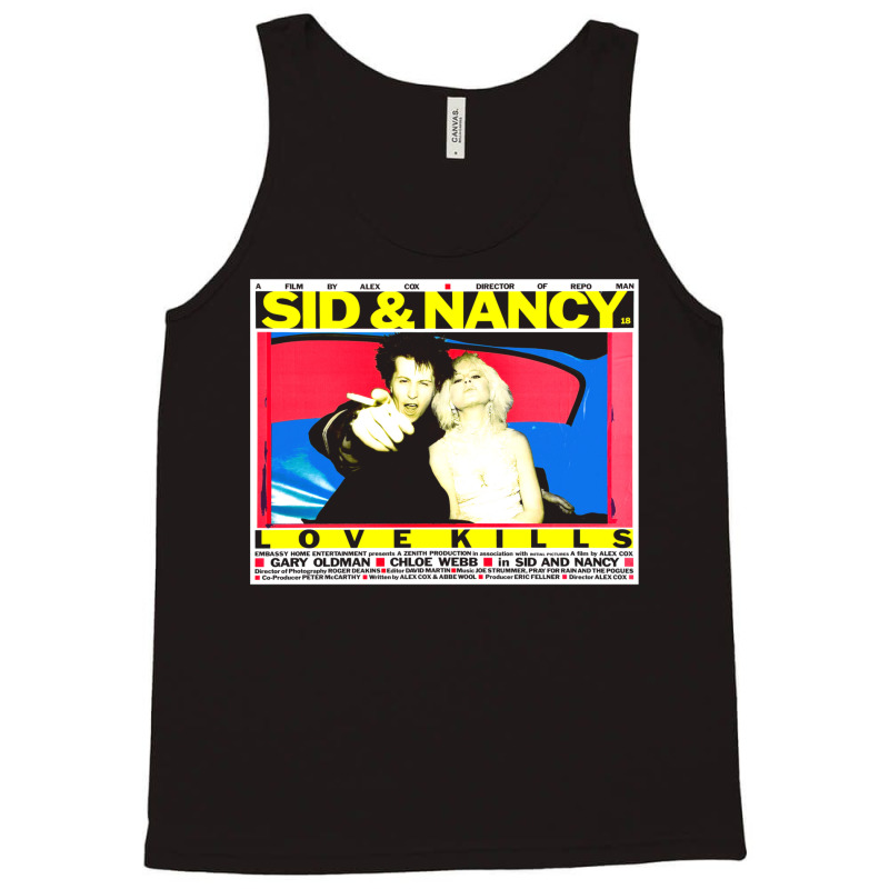 Sid And Nancy Love Kills Tank Top by tazawiwaimand | Artistshot