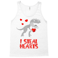 I Steal Hearts Dinosaur Valentines Day For Baby Bo Tank Top | Artistshot