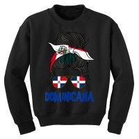 Dominicana For Girl Dominican Flag For Women Domin Youth Sweatshirt | Artistshot