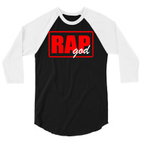 Rap God 3/4 Sleeve Shirt | Artistshot