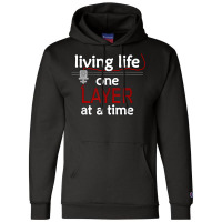 Living Life One Layer At A Time   3d Printing Enth Champion Hoodie | Artistshot