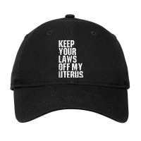 Keep Your Laws Off My Uterus Pro Choice Women's Ri Adjustable Cap | Artistshot