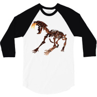 Smilodon. Saber Tooth Cat. Pleistocene   Pocket Em 3/4 Sleeve Shirt | Artistshot