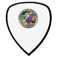 Psychedelic Mushroom Trip Gift   Psychedelic Resea Shield S Patch | Artistshot