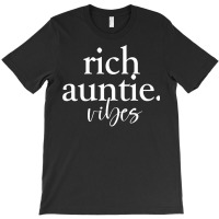 Rich Auntie Vibes Funny Aunt Pullover Hoodie T-shirt | Artistshot