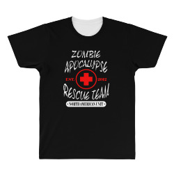 zombie apocalypse rescue team All Over Men's T-shirt | Artistshot