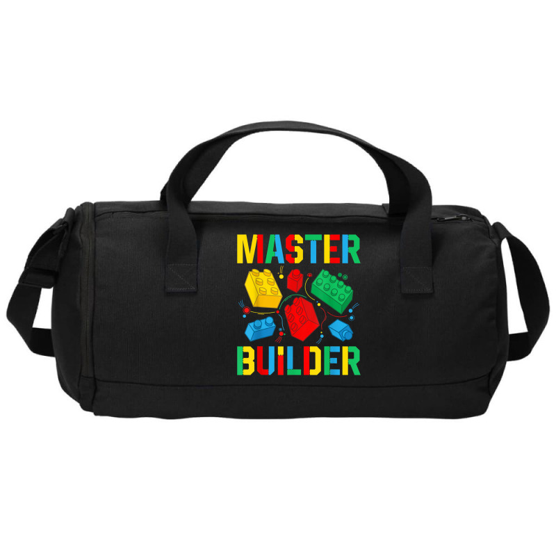 Master Builder Kids Building Blocks Brick Toy Mast Duffel Bag | Artistshot