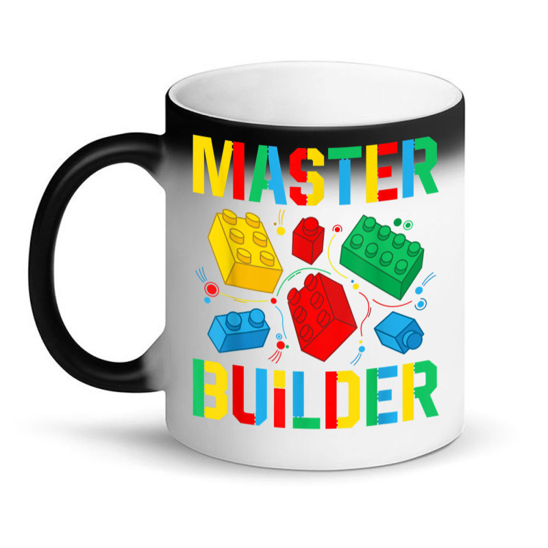 Master Builder Kids Building Blocks Brick Toy Mast Magic Mug | Artistshot