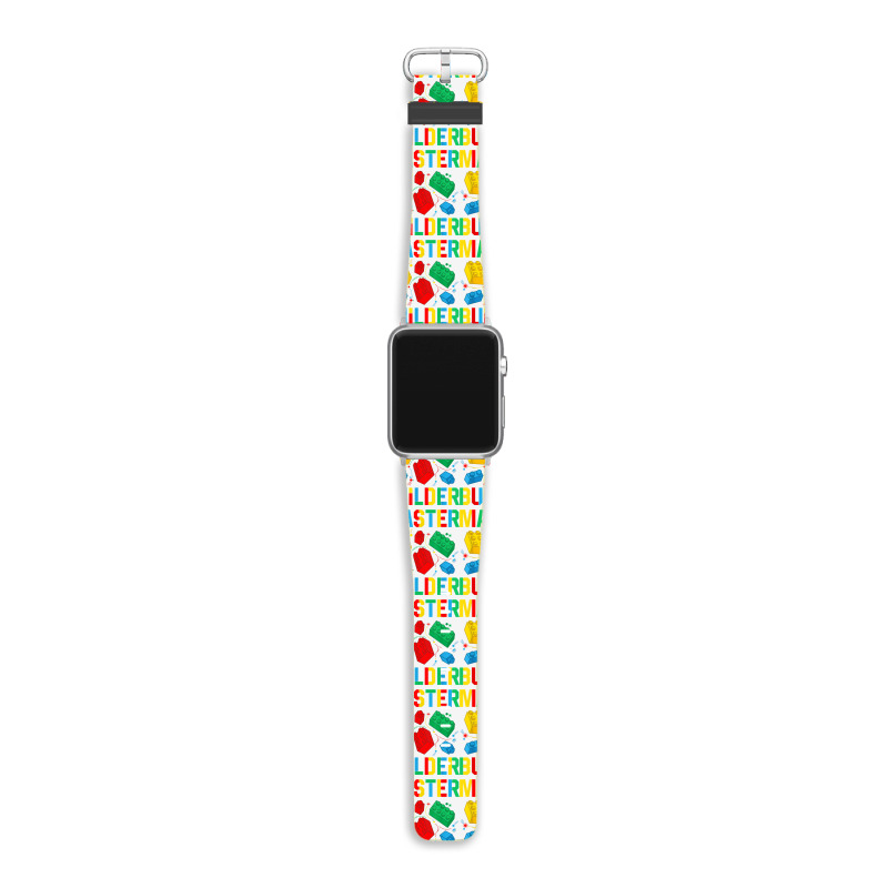 Master Builder Kids Building Blocks Brick Toy Mast Apple Watch Band | Artistshot