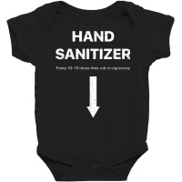 Mens Hand Sanitizer Funny Adult Humor Mens Xmas Ga Baby Bodysuit | Artistshot