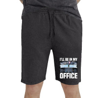 Mens Funny Airplane Pilot I'll Be In My Office Air Vintage Short | Artistshot