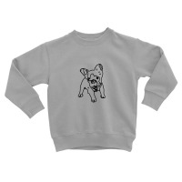 Dog Line Art Toddler Sweatshirt | Artistshot