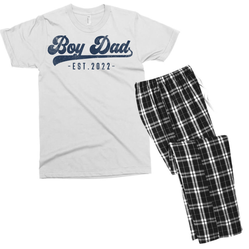 Mens Boy Dad Est 2022 Boy Dad To Be Gifts New Dadd Men's T-shirt Pajama Set | Artistshot