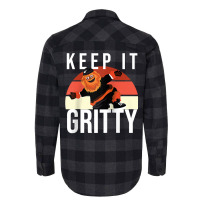 Keep It Gritty And Rock Philadelphia Raglan Baseba Flannel Shirt | Artistshot