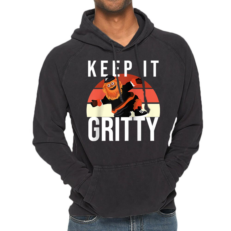 Keep It Gritty And Rock Philadelphia Raglan Baseba Vintage Hoodie | Artistshot