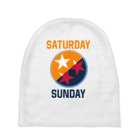 Tennessee Weekend Fan Of The Vols Football Orange Baby Beanies | Artistshot