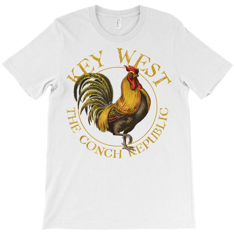 Key West Florida Vintage Rooster Design Souvenir T T-shirt | Artistshot