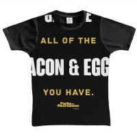 Parks And Recreation Bacon And Eggs Ron Swanson T Graphic Youth T-shirt | Artistshot