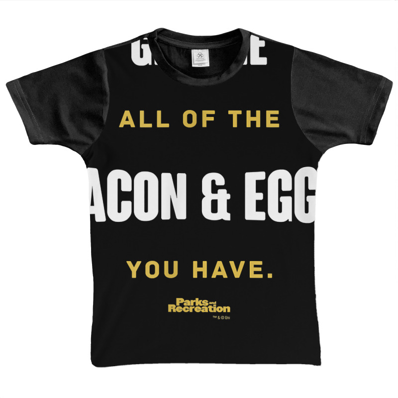 Parks And Recreation Bacon And Eggs Ron Swanson T Graphic Youth T-shirt by catricegar | Artistshot