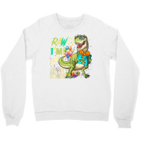 Kids Rawr I'm 2 Second Rex 2nd Birthday Dinosaur 2 Crewneck Sweatshirt | Artistshot