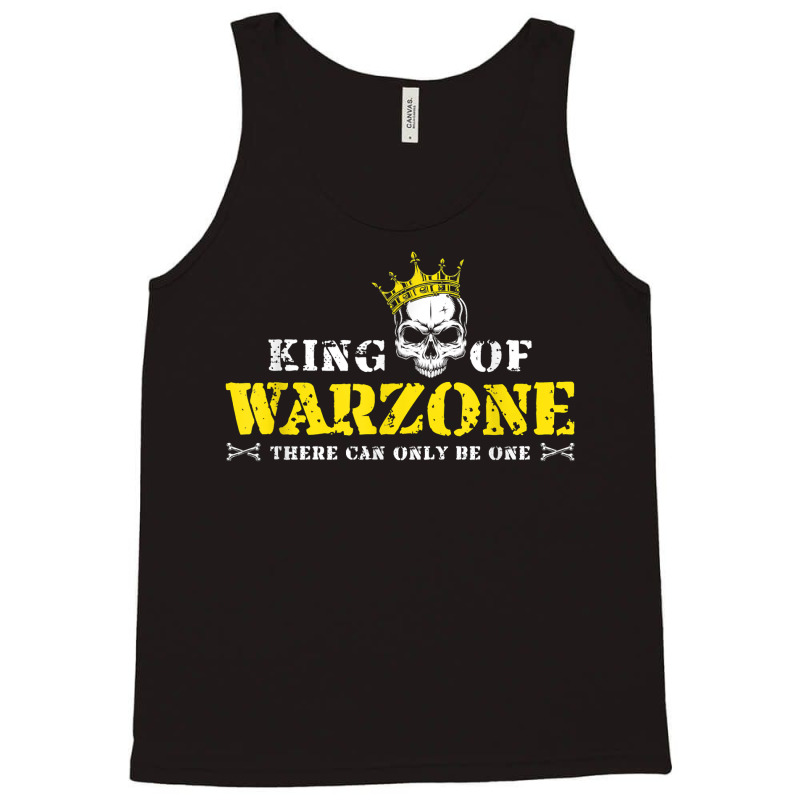 King Of Warzone Gamer Gift Calls For Duty Cod Gami Tank Top | Artistshot