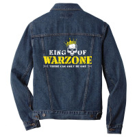 King Of Warzone Gamer Gift Calls For Duty Cod Gami Men Denim Jacket | Artistshot