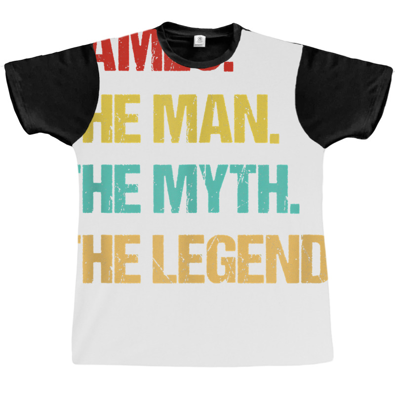 Mens James The Man The Myth The Legend T Shirt Graphic T-shirt | Artistshot